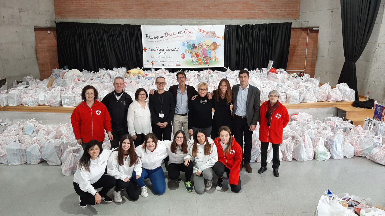 Cruz Roja Terrassa y la Fundación Manuel Lao unidos una vez más para promover la recogida de juguetes